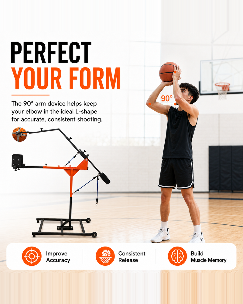 Hoopsbasket Shooting Correction Machine - Basketball Training