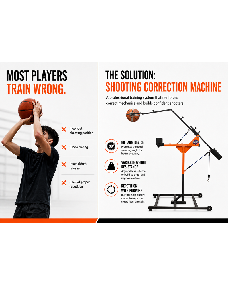 Hoopsbasket Shooting Correction Machine - Basketball Training