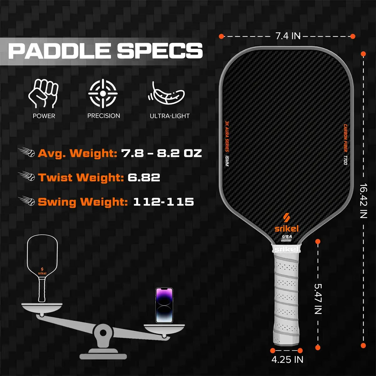 On-the-Go Pickleball Bundle: 2 Aura Paddles + 4 Balls + 1 Carry Bag