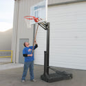 First Team OmniChamp™ Nitro Portable Basketball Goal – 36" x 60" Tempered Glass