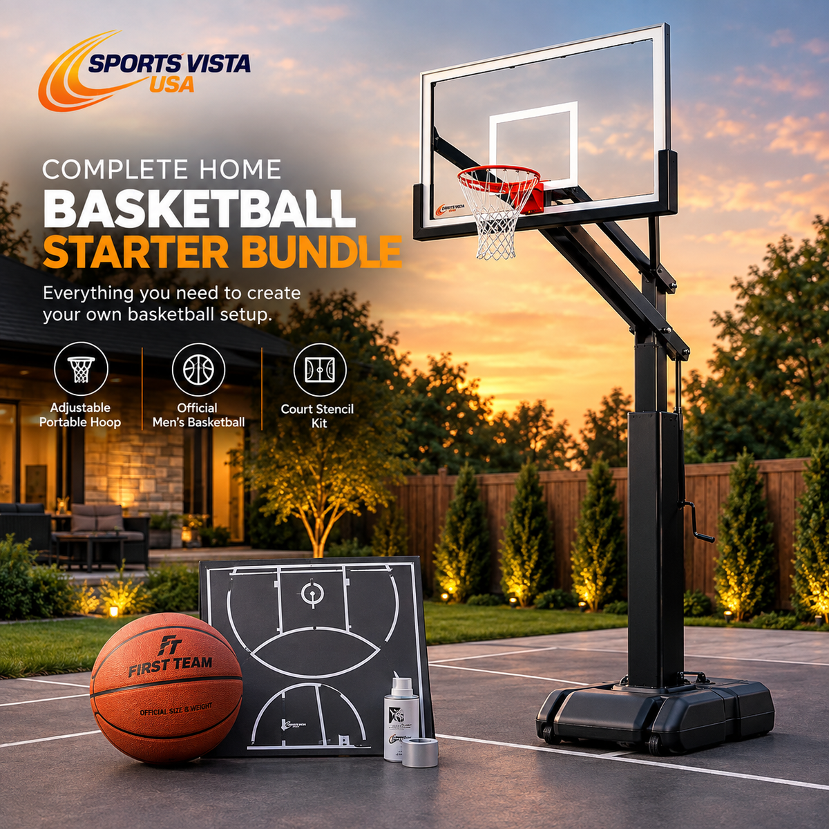 Complete Home Basketball Starter Bundle