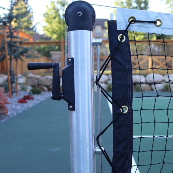 Dominator Heavy-Duty In-Ground Pickleball System – Round Posts