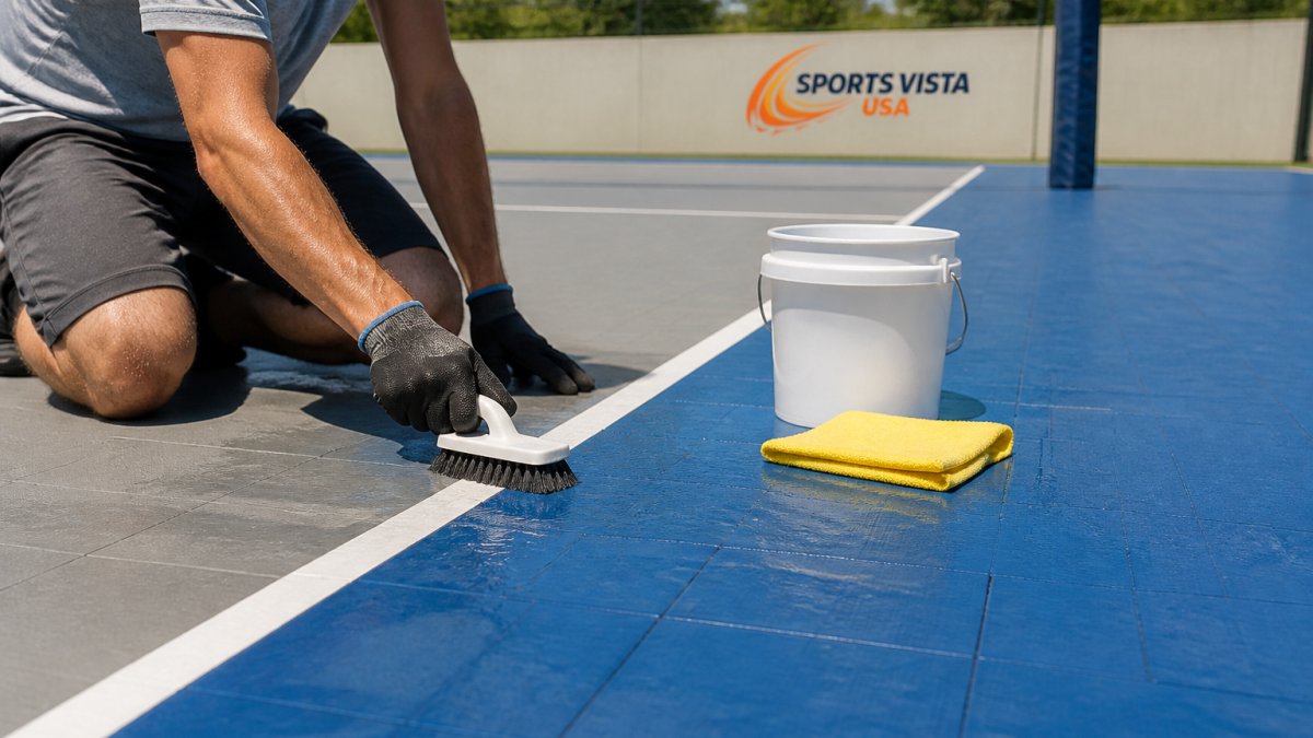How Do You Protect a Volleyball Court Surface?