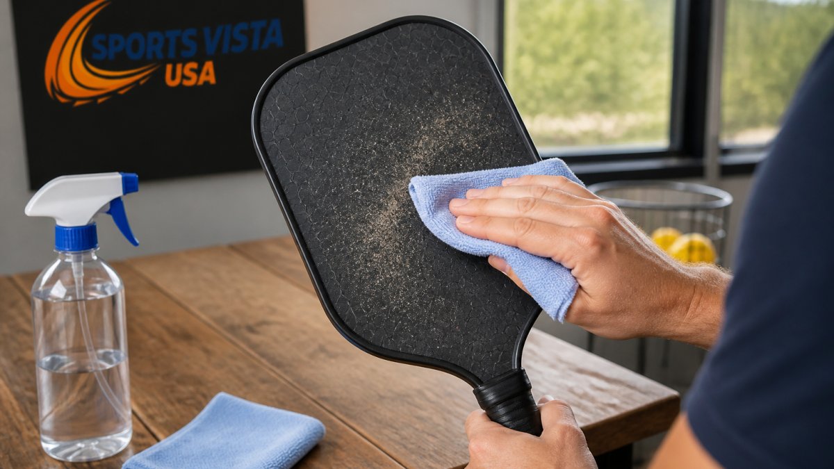 How to Clean Pickleball Paddle Surface Grit