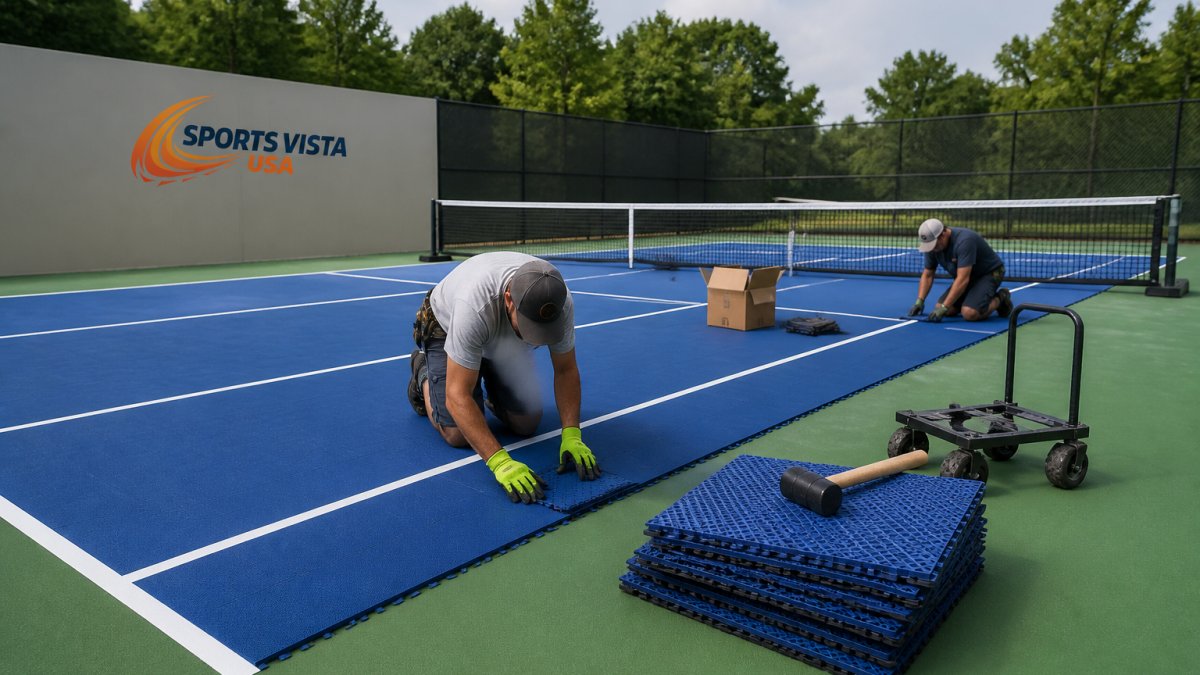 How to Install Outdoor Pickleball Court