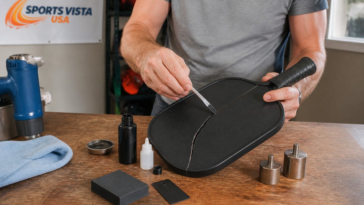How to Repair Cracked Pickleball Paddles