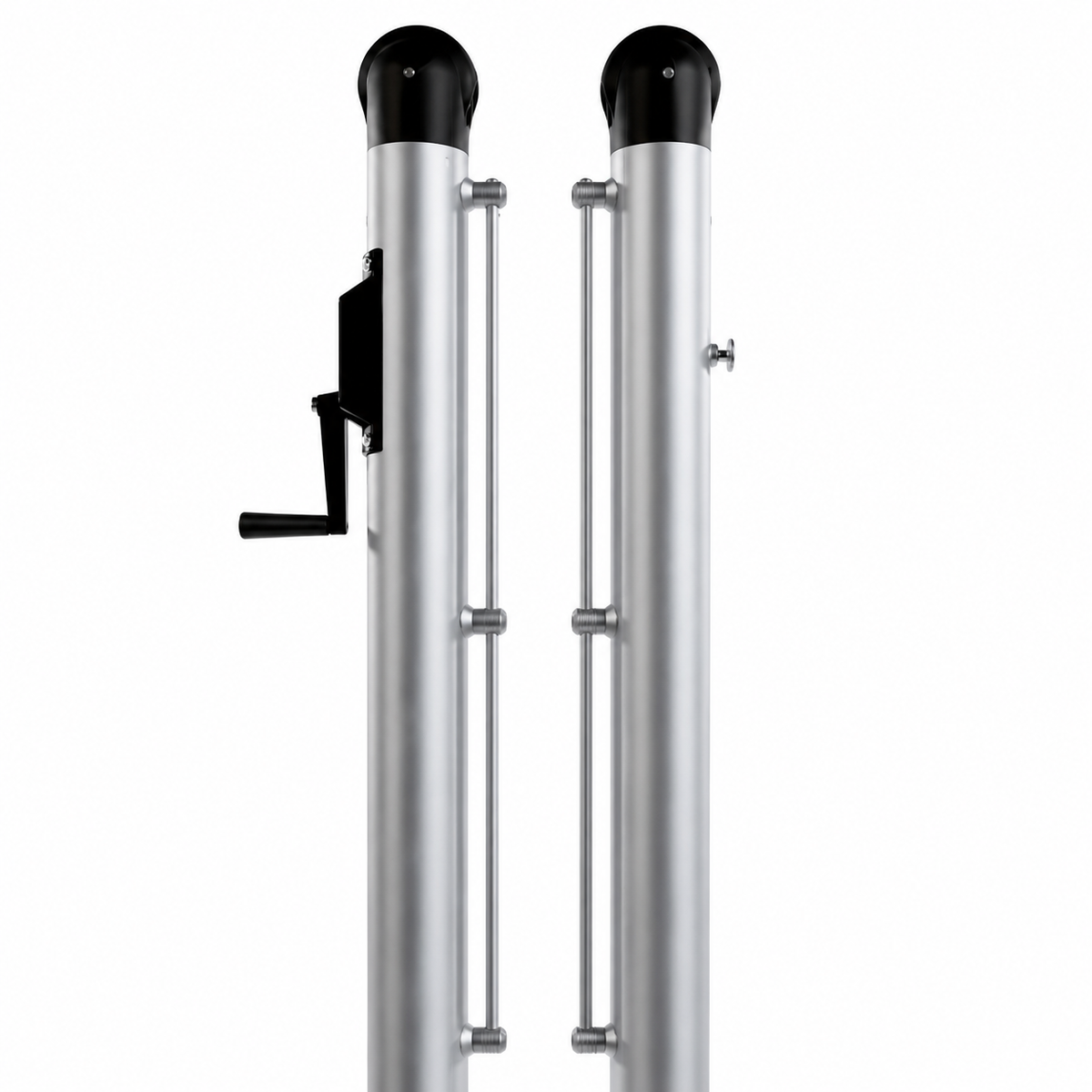 Dominator Heavy-Duty In-Ground Pickleball System – Round Posts