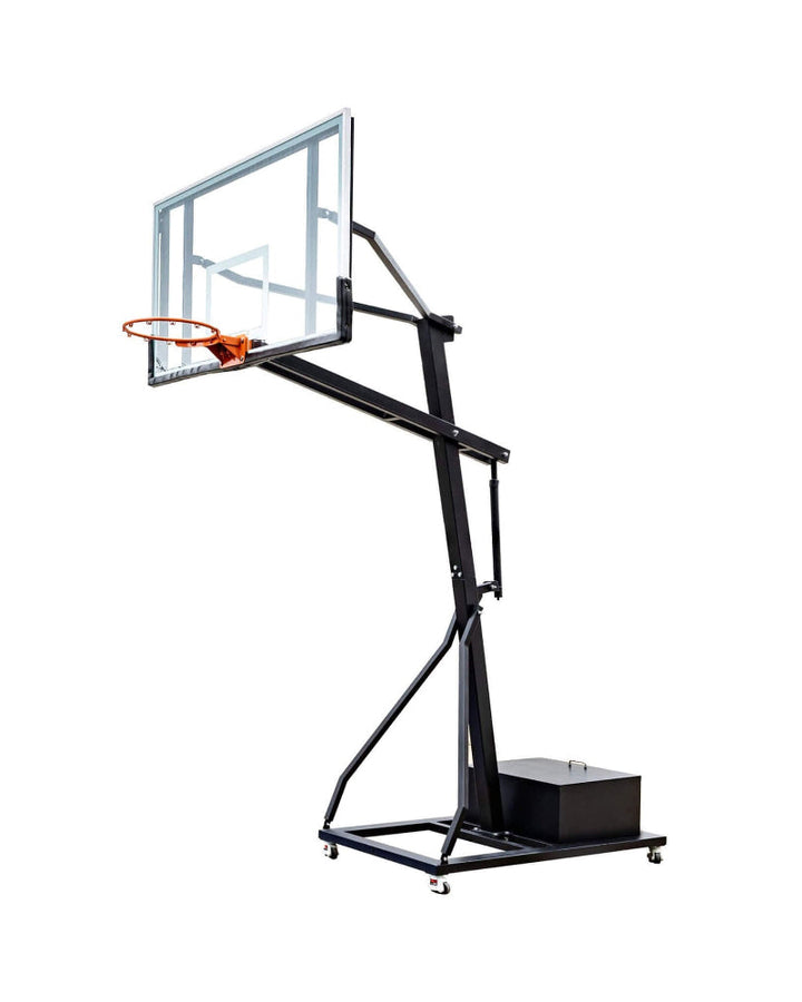 Basketball hoop on a white background