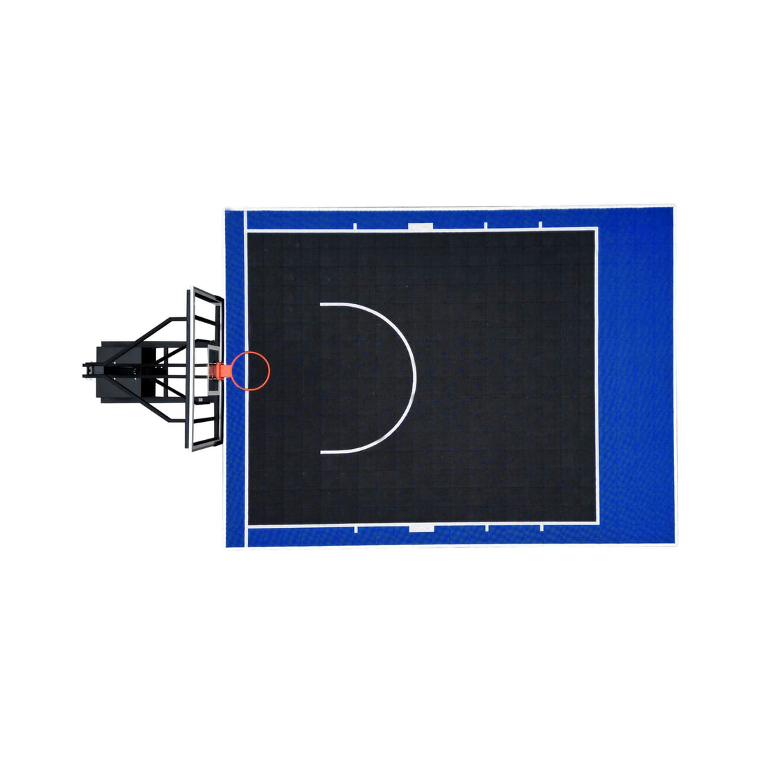 SAKSBY Pro Portable Basketball System with 18x24ft Court Surface