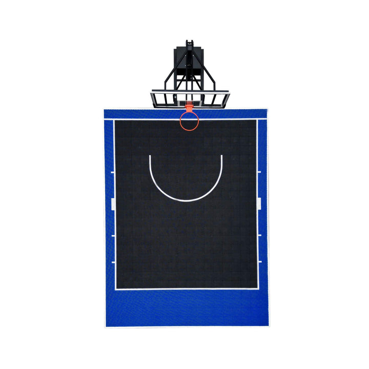 SAKSBY Pro Portable Basketball System with 18x24ft Court Surface