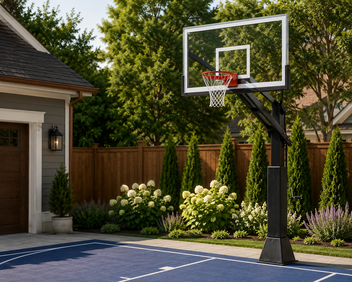 Ironclad Triple Threat 72" Pro Adjustable Basketball Hoop