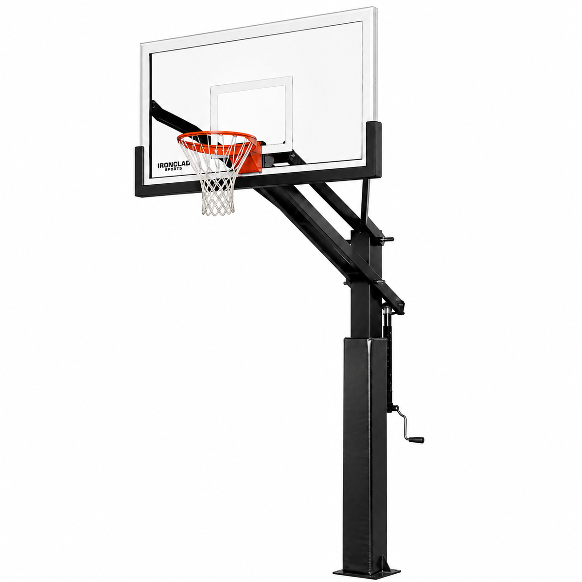 Ironclad GameChanger GC55-MD Adjustable In-Ground Basketball Hoop