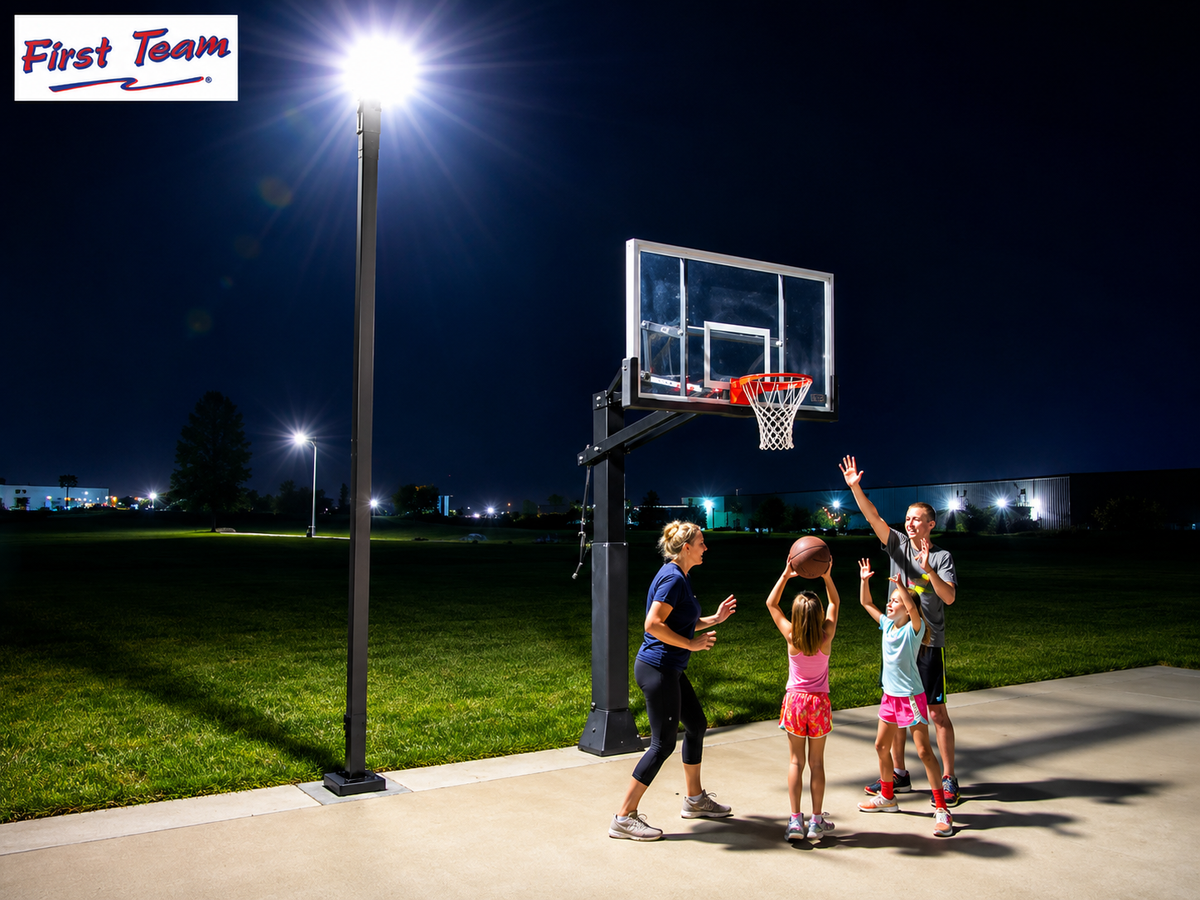 First Team - Solar Powered Court Light
