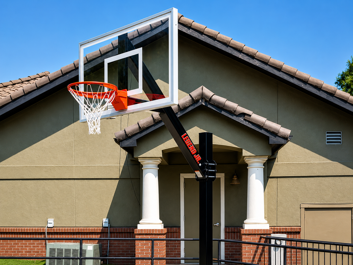 First Team Legend Jr. Select 36x60 Acrylic Direct Bury Basketball Hoop