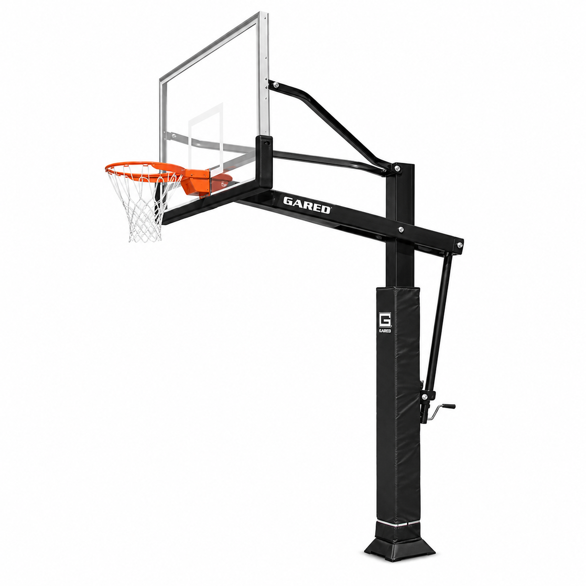 Gared All Pro Jam Direct Mount Basketball System - 72in Acrylic Backboard