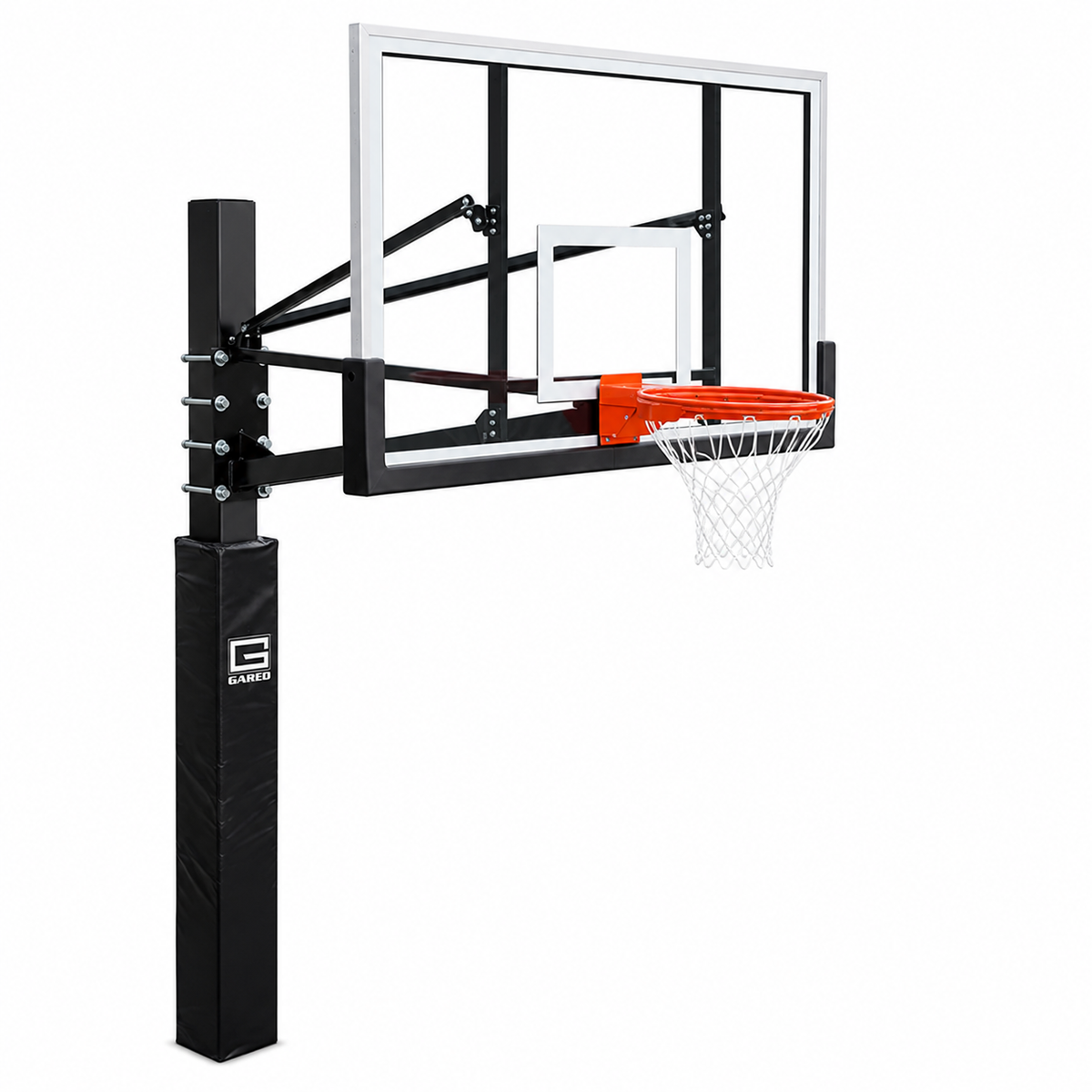 Gared Endurance Playground Basketball System - Glass Backboard