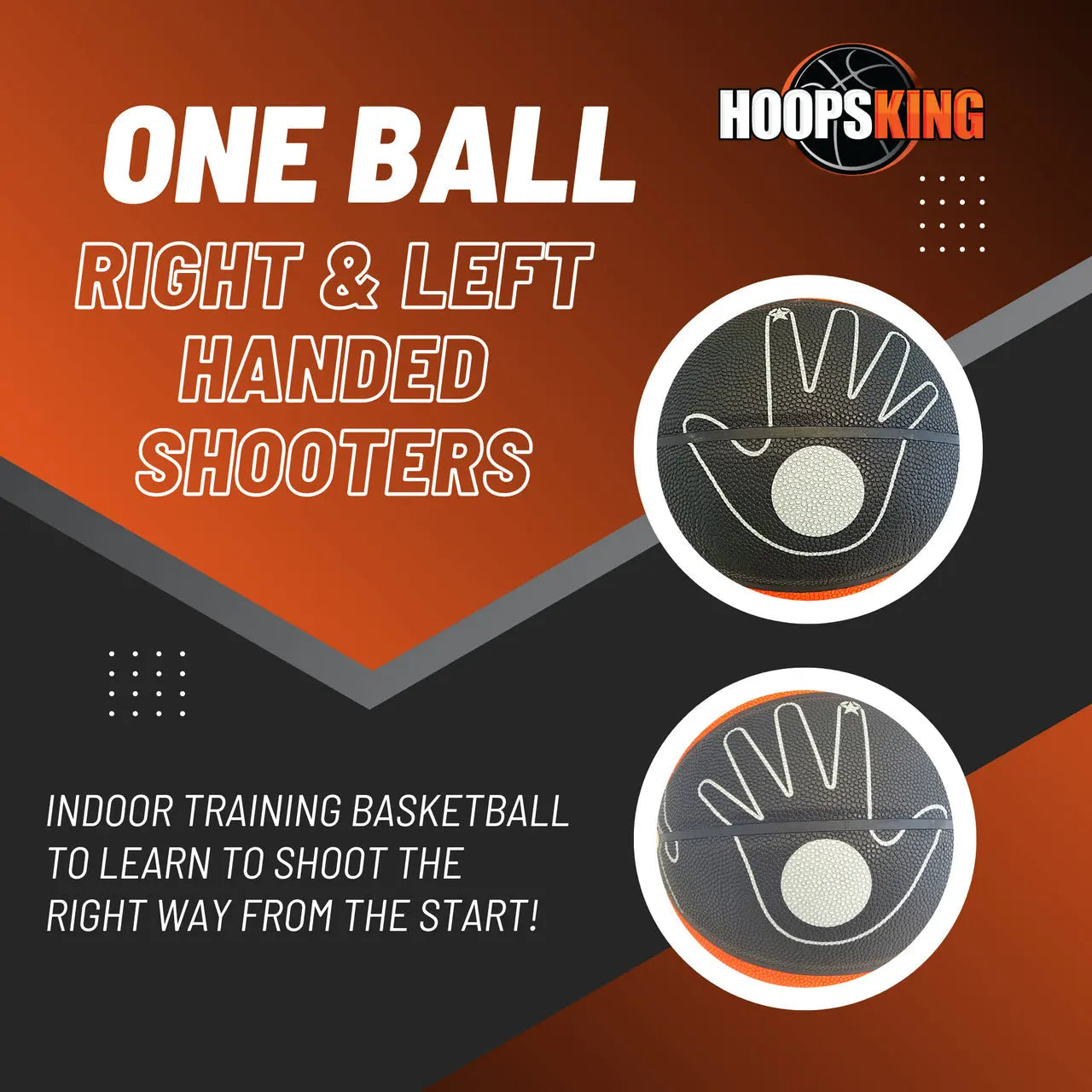 HoopsKing Hands On Shooter Indoor Basketball