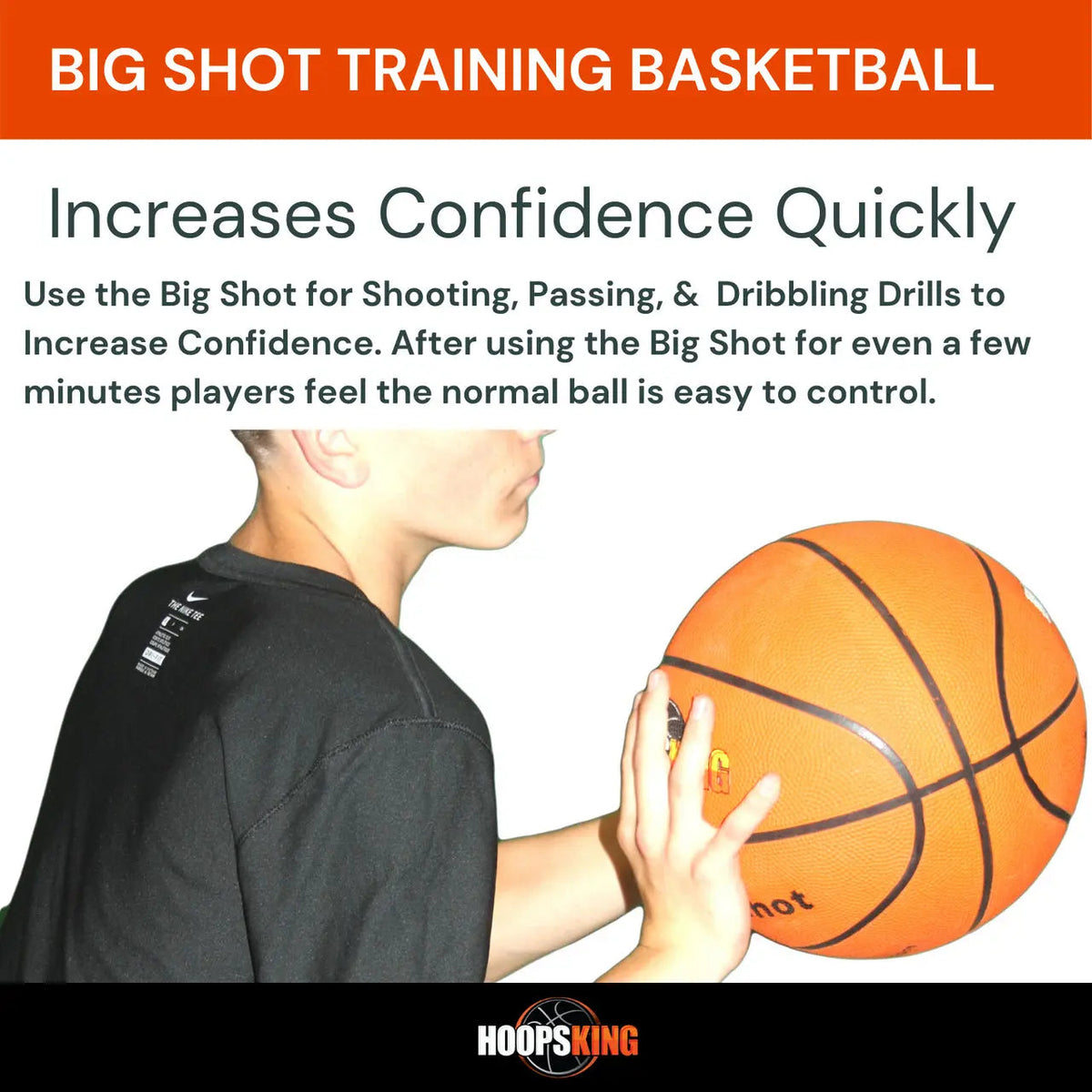 HoopsKing Big Shot 33" Training Basketball w- Training Video