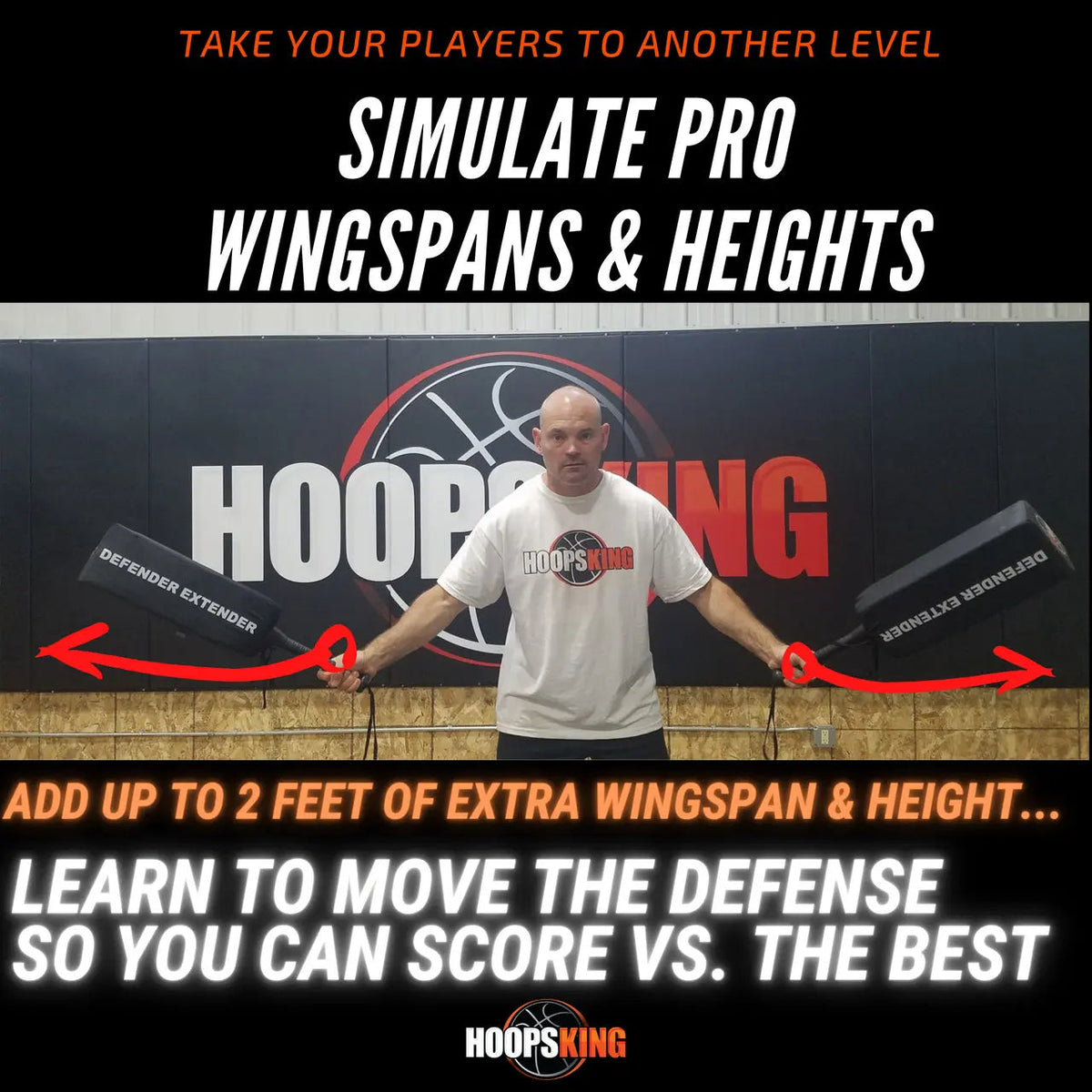 HoopsKing Defender Extender™ Basketball Training Pads