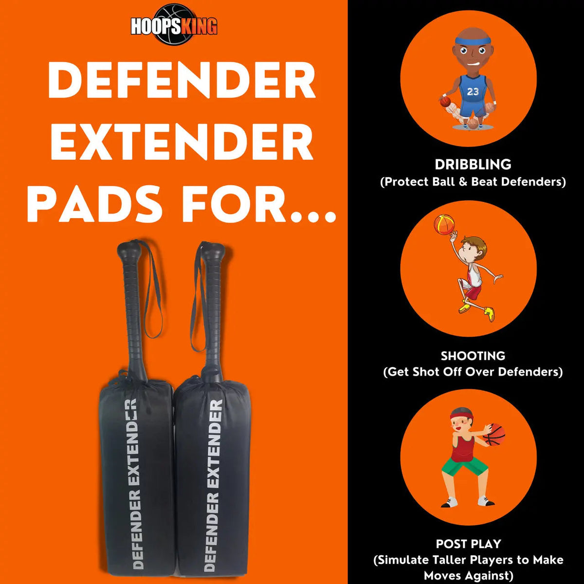 HoopsKing Defender Extender™ Basketball Training Pads