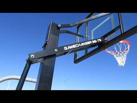 Ironclad GC66-XXL basketball hoop walkaround